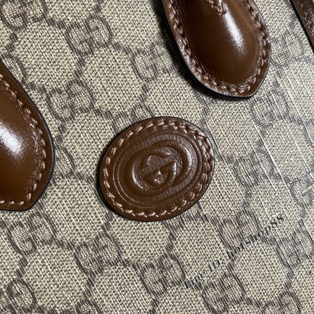 Gucci專櫃新款手提斜挎手機包 古馳GG Retro mini tote迷你小托特671623 gqy4364